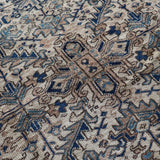 Persian Heriz Rug | 7' 1" x 7' 11" - Rug the Rock - 