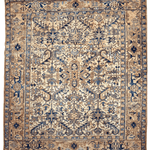 Persian Heriz Rug | 7' 1" x 7' 11" - Rug the Rock - 