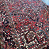 Persian Heriz Rug | 7' 4" x 10' 4" - Rug the Rock