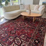 Persian Heriz Rug | 7' 4" x 10' 4" - Rug the Rock