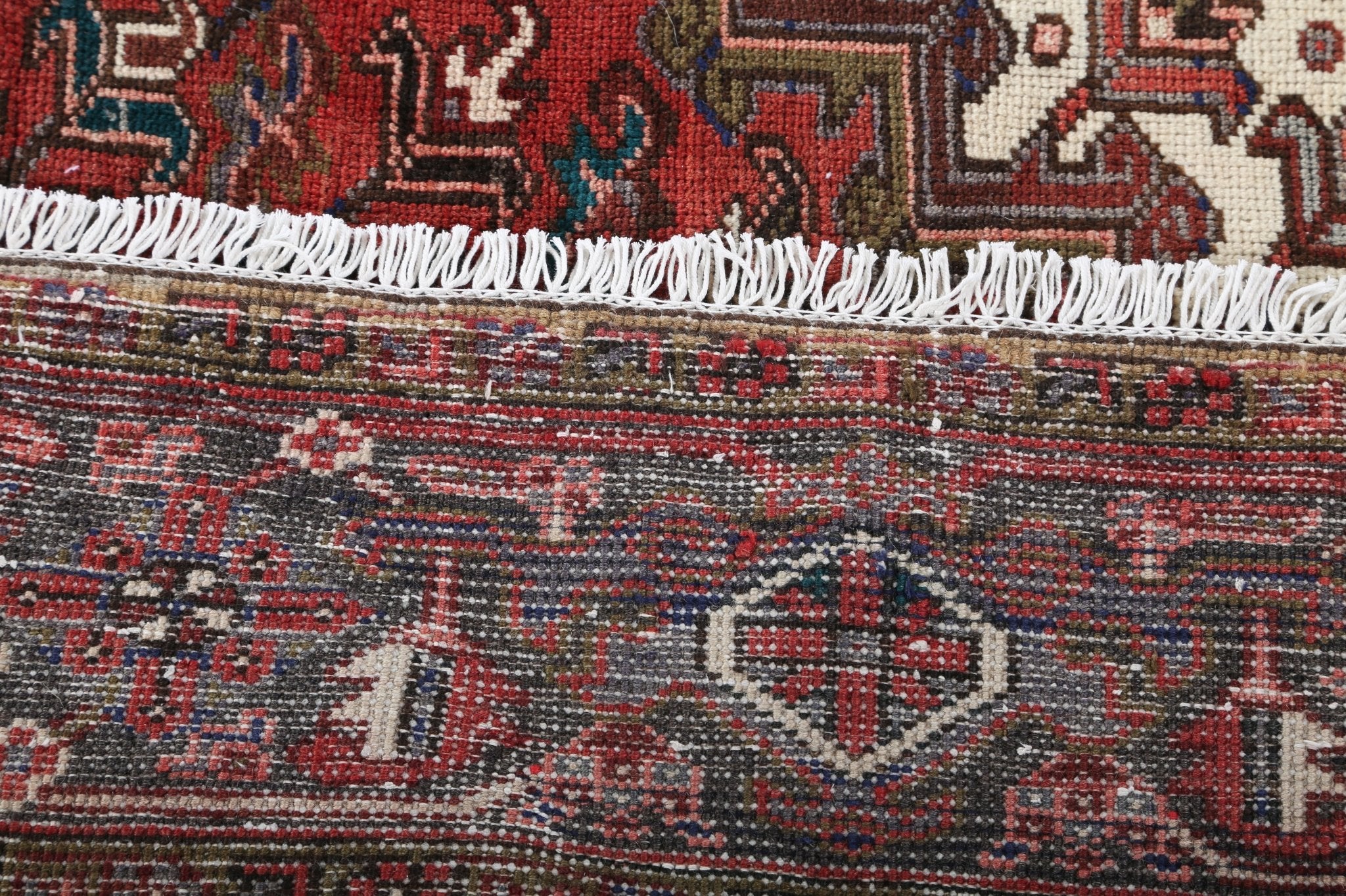 Persian Heriz Rug | 7' 5" x 10' 10" - Rug the Rock - 