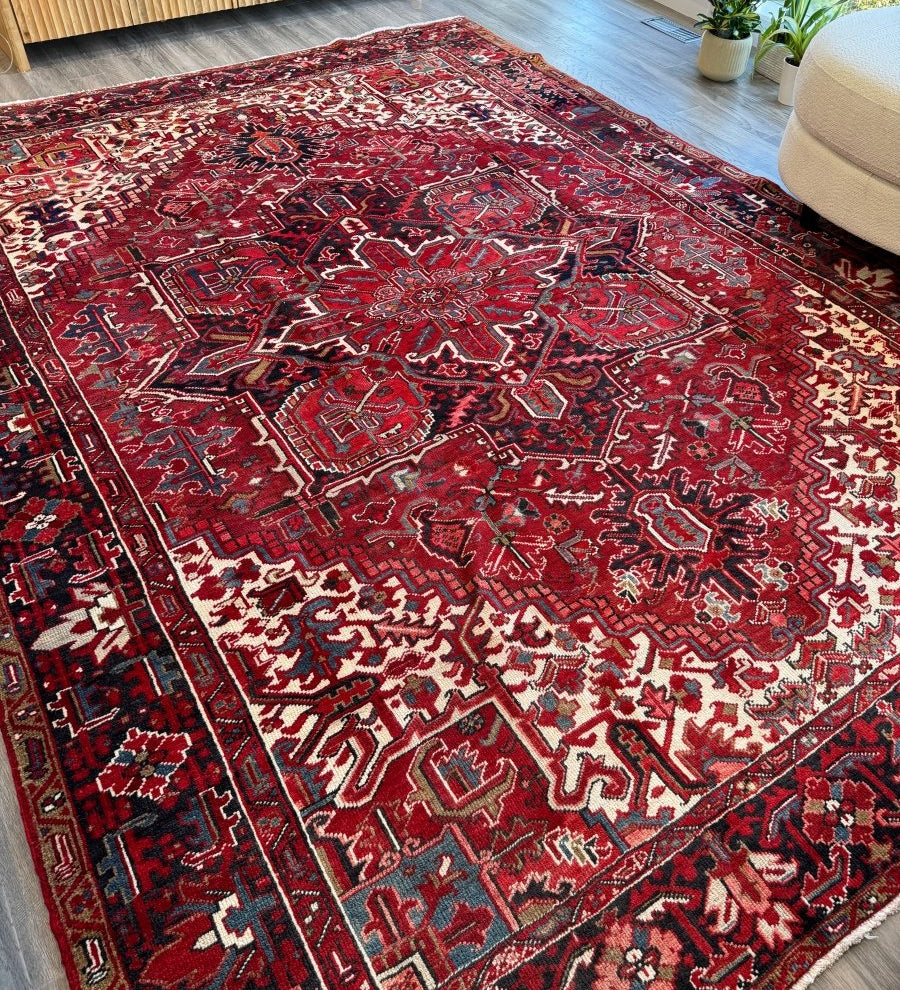 Persian Heriz Rug | 8' 2" x 10' 10" - Rug the Rock