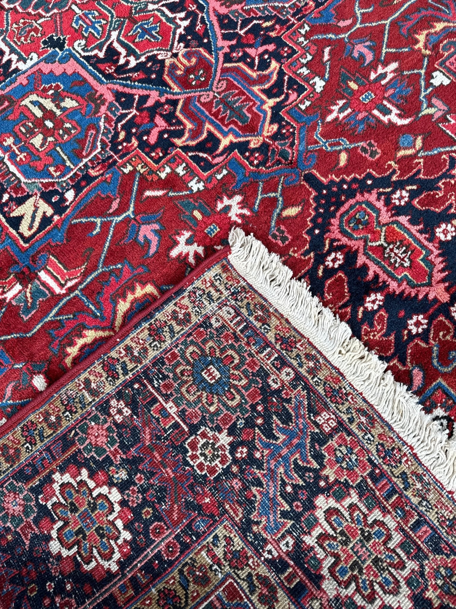 Persian Heriz Rug | 8' 3" x 12' 6" - Rug the Rock - 