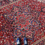 Persian Heriz Rug | 8' 3" x 12' 6" - Rug the Rock - 