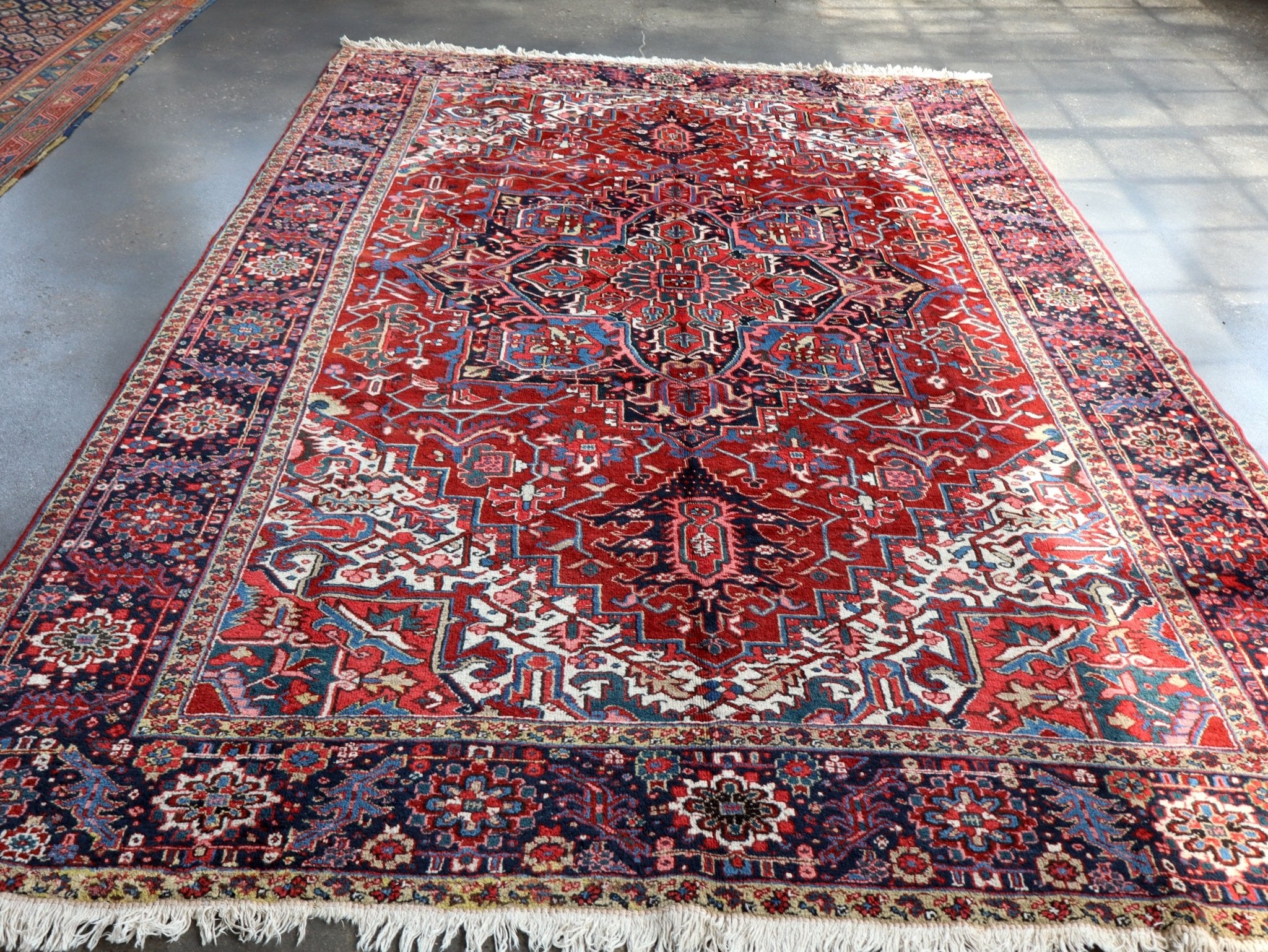 Persian Heriz Rug | 8' 3" x 12' 6" - Rug the Rock - 