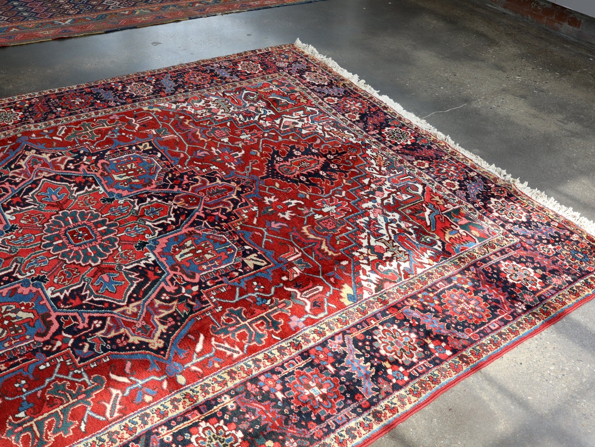 Persian Heriz Rug | 8' 3" x 12' 6" - Rug the Rock - 