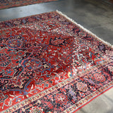 Persian Heriz Rug | 8' 3" x 12' 6" - Rug the Rock - 