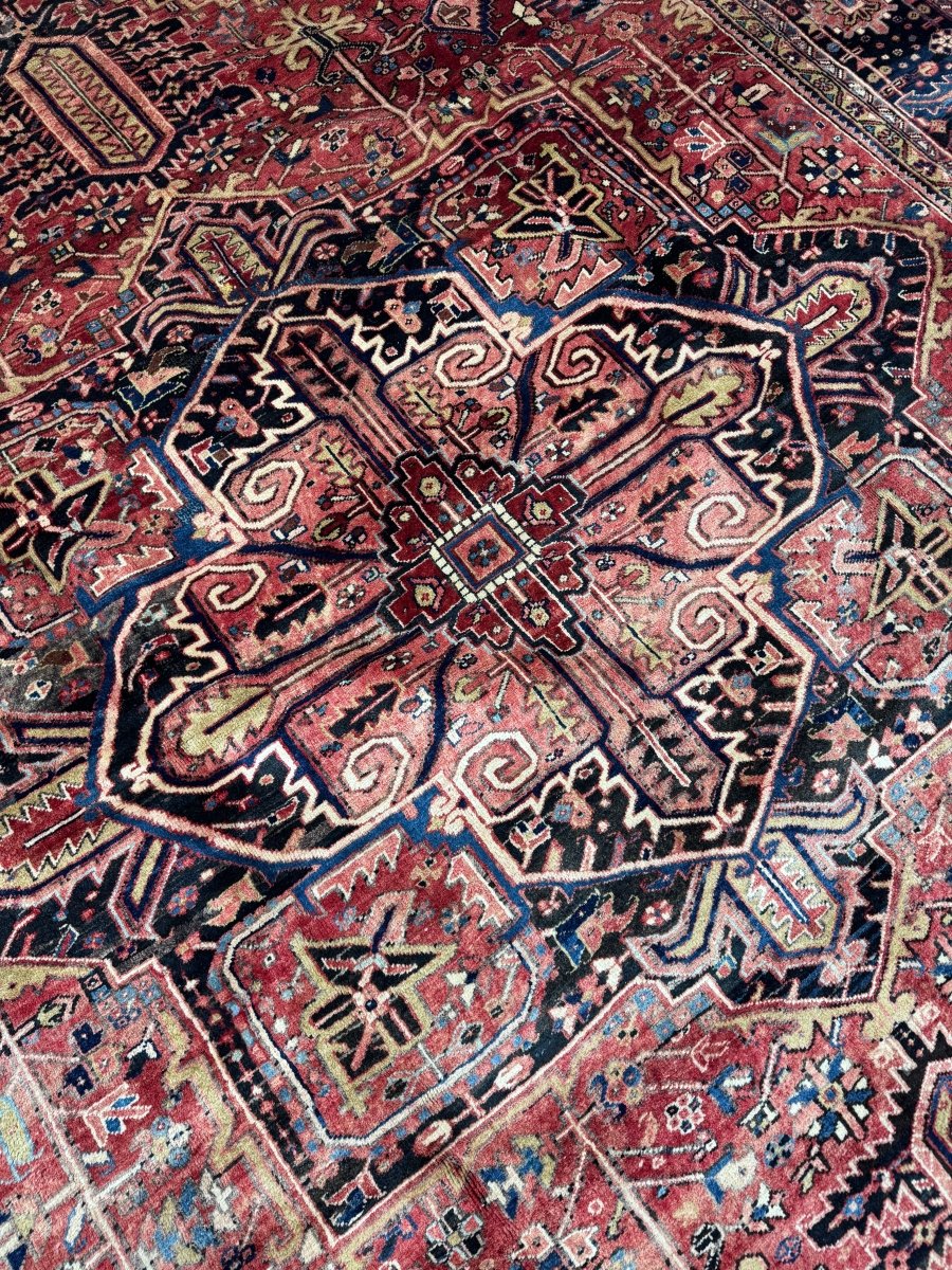 Persian Heriz Rug | 9' 10" x 12' 11" - Rug the Rock - 