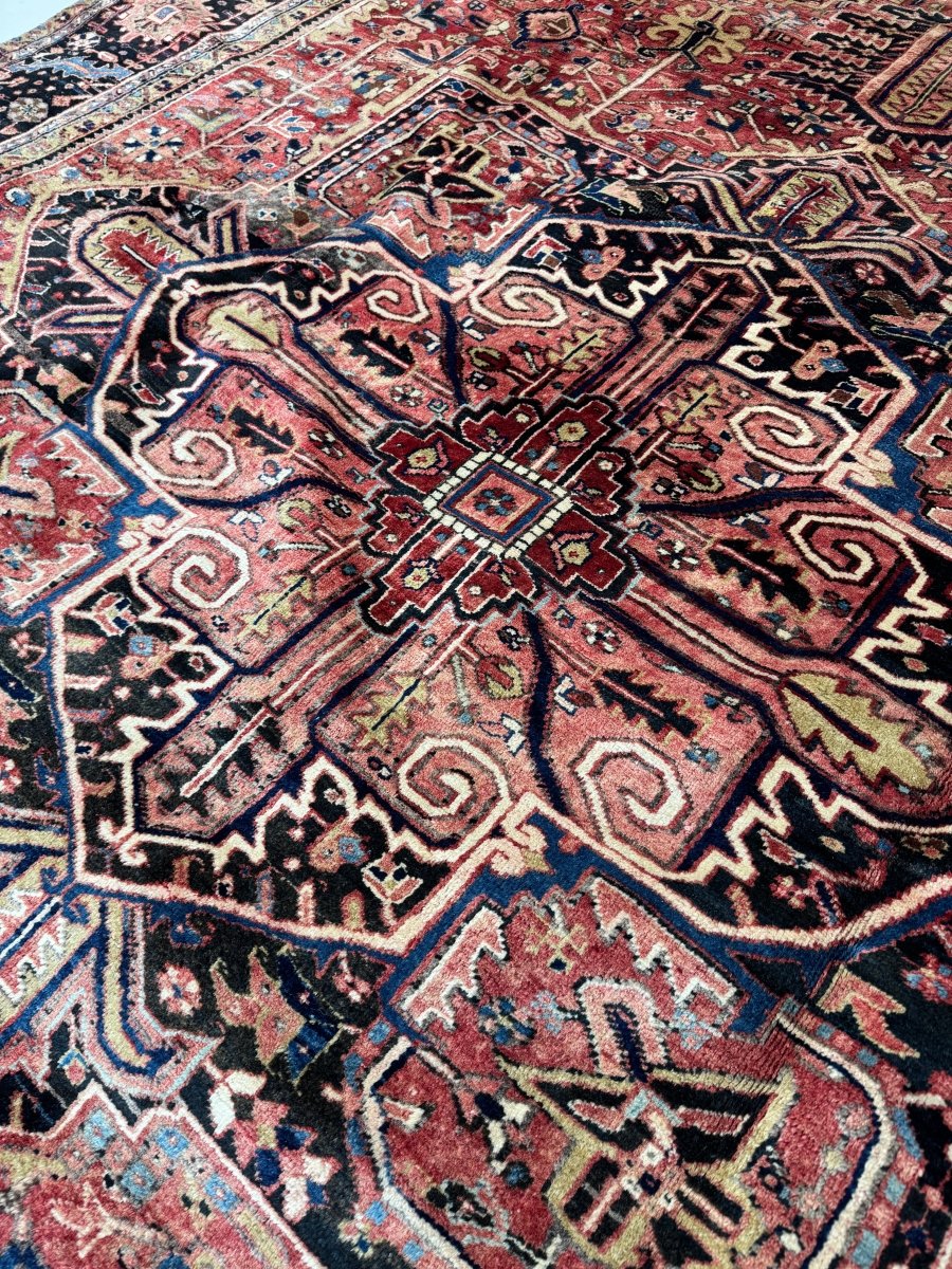 Persian Heriz Rug | 9' 10" x 12' 11" - Rug the Rock - 