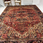 Persian Heriz Rug | 9' 10" x 12' 11" - Rug the Rock - 