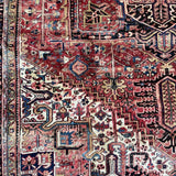 Persian Heriz Rug | 9' 10" x 12' 11" - Rug the Rock - 