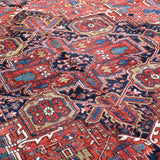 Persian Heriz Rug | 9' 5" x 12' 10" - Rug the Rock - 