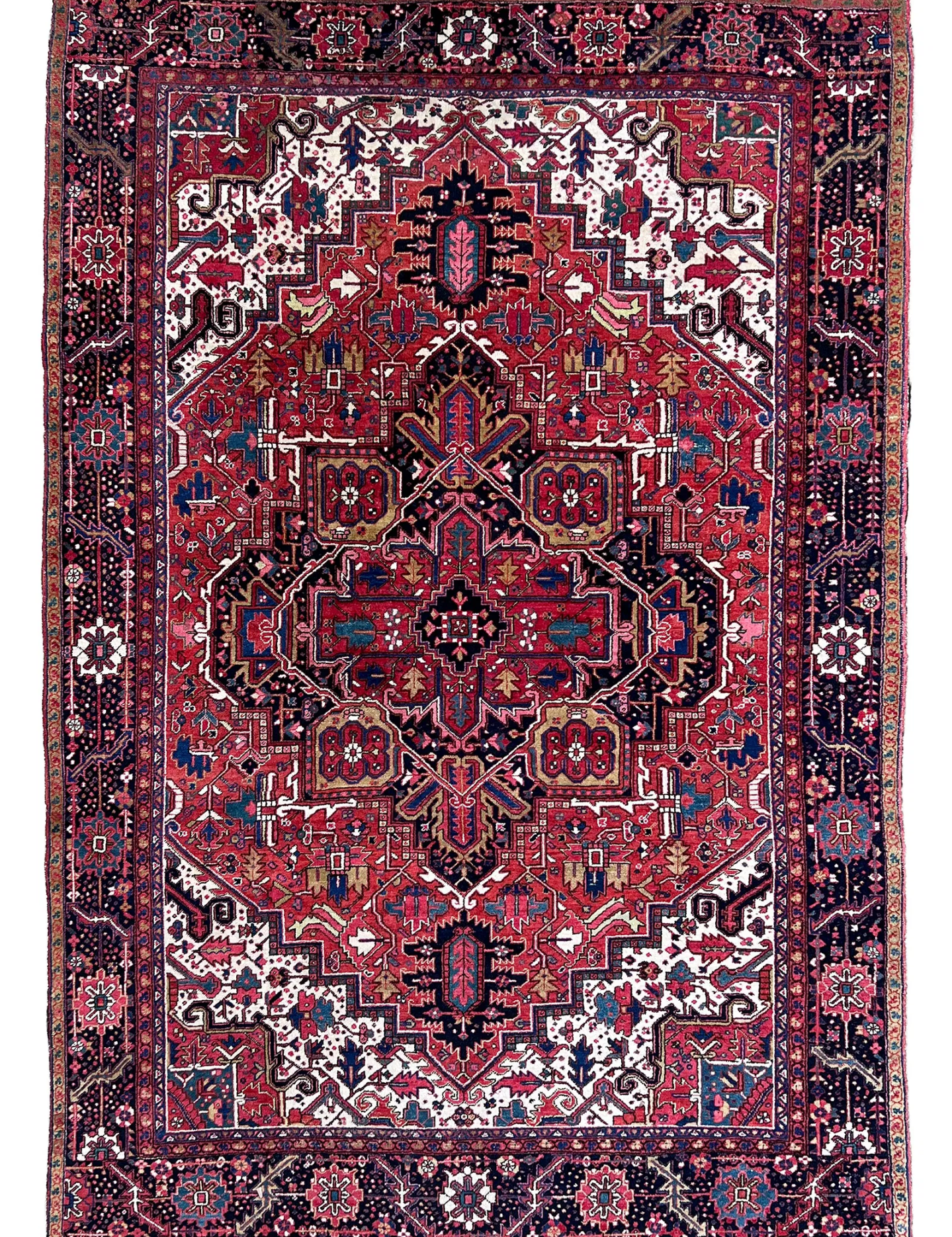 Persian Heriz Rug | 9' 5" x 12' 10" - Rug the Rock - 
