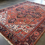 Persian Heriz Rug | 9' 5" x 12' 10" - Rug the Rock - 
