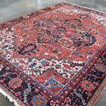 Persian Heriz Rug | 9' 5" x 12' 10" - Rug the Rock - 