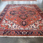 Persian Heriz Rug | 9' 5" x 12' 10" - Rug the Rock - 
