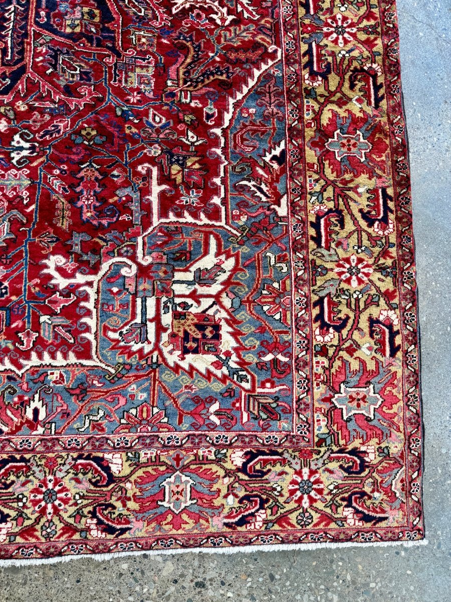 Persian Heriz Rug | 9' 5" x 12' 12" - Rug the Rock