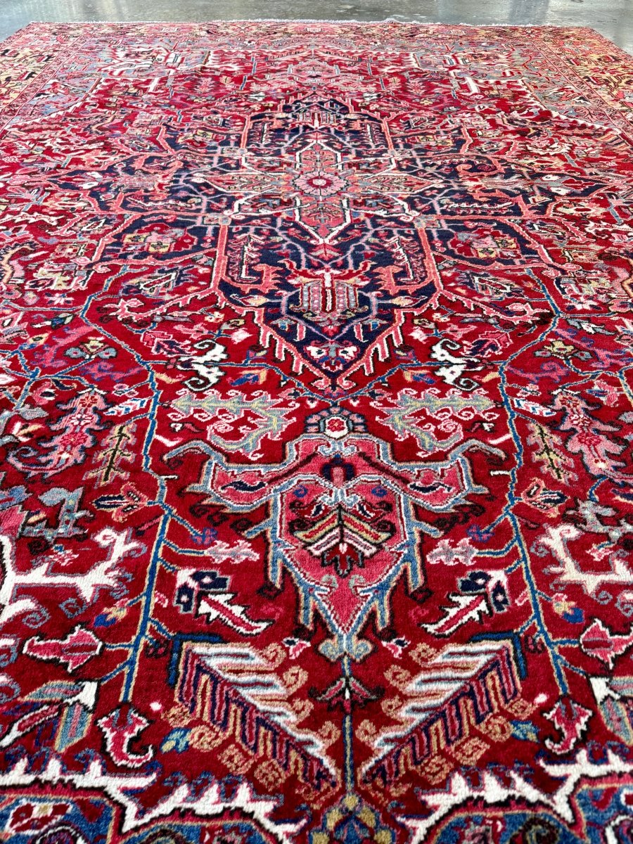 Persian Heriz Rug | 9' 5" x 12' 12" - Rug the Rock