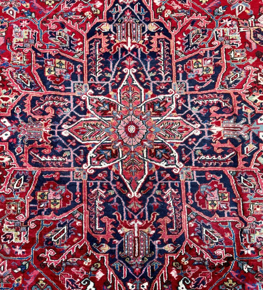 Persian Heriz Rug | 9' 5" x 12' 12" - Rug the Rock