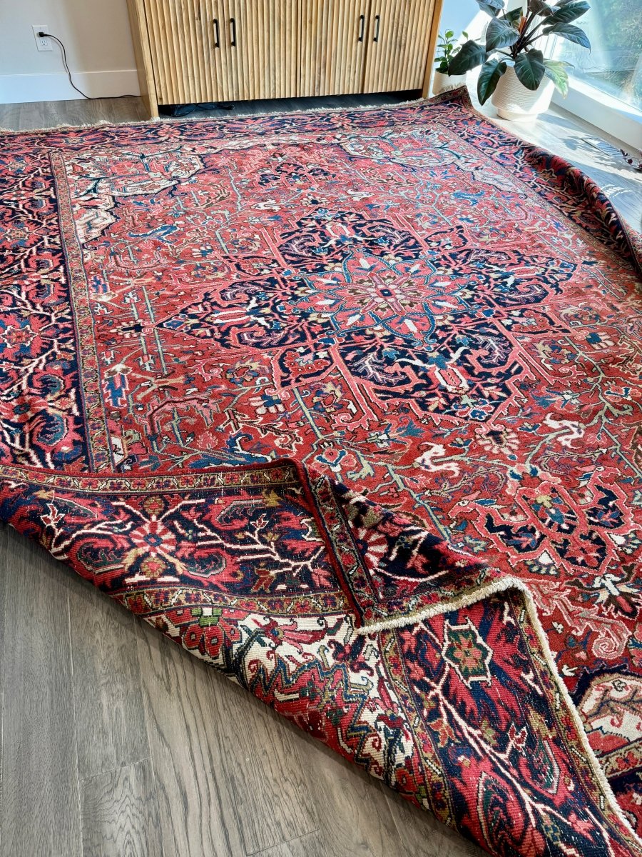 Persian Heriz Rug | 9' 8" x 12' 12" - Rug the Rock