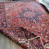 Persian Heriz Rug | 9' 8" x 12' 12" - Rug the Rock