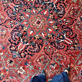 Persian Heriz Rug | 9' 8" x 12' 12" - Rug the Rock