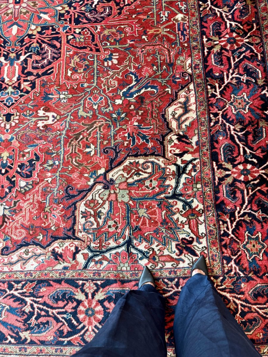 Persian Heriz Rug | 9' 8" x 12' 12" - Rug the Rock