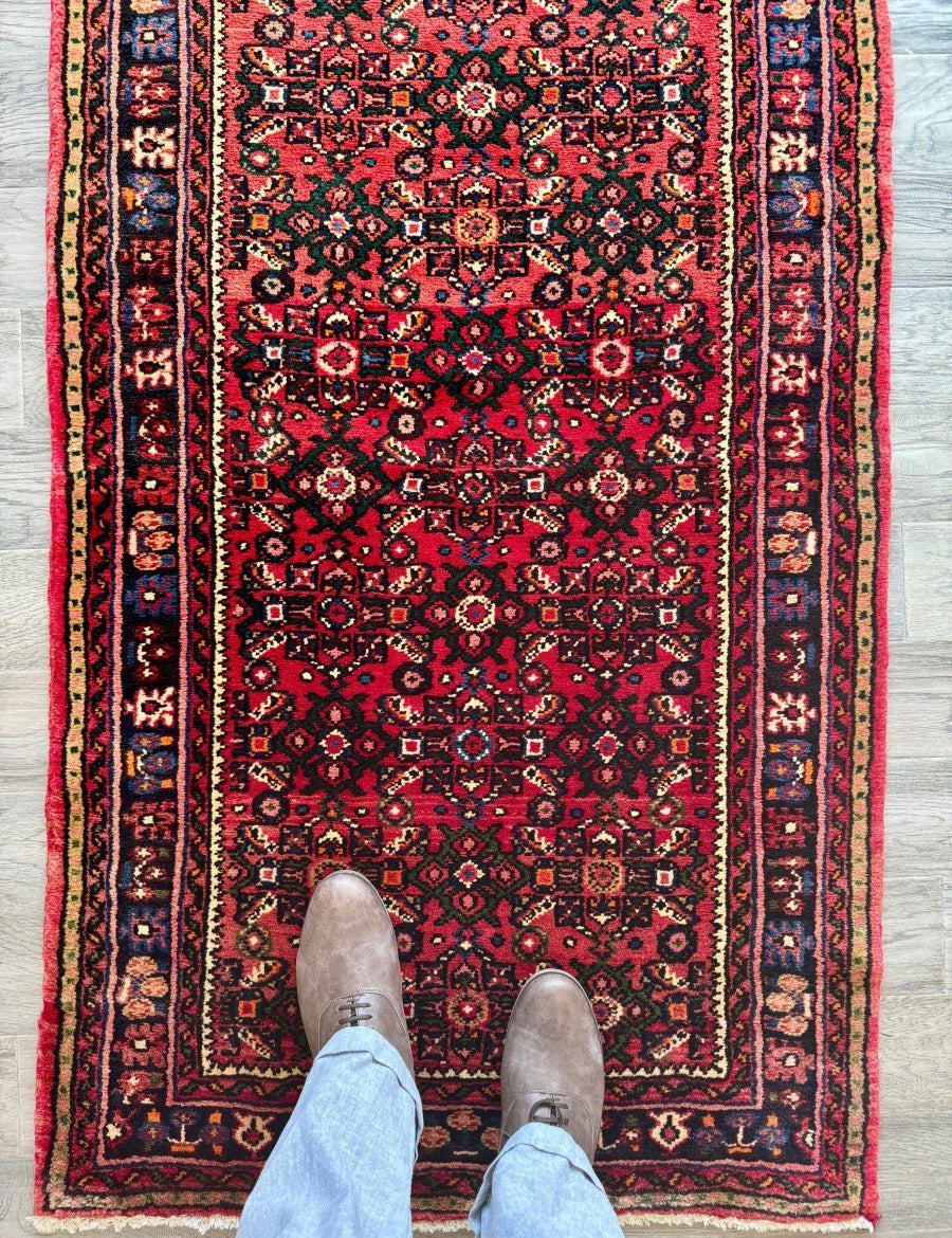 Persian Hossein Abad Runner Rug | 2' 11" x 9' 11" - Rug the Rock - available rugshamadan rugsPersian Rug