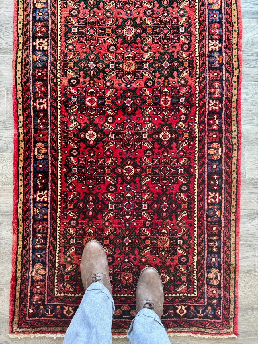 Persian Hossein Abad Runner Rug | 2' 11" x 9' 11" - Rug the Rock - available rugshamadan rugsPersian Rug