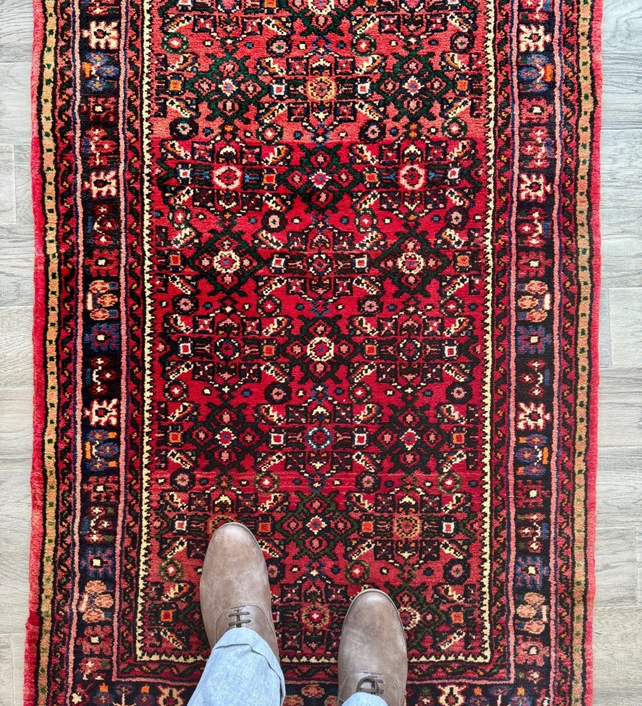 Persian Hossein Abad Runner Rug | 2' 11" x 9' 11" - Rug the Rock - available rugshamadan rugsPersian Rug