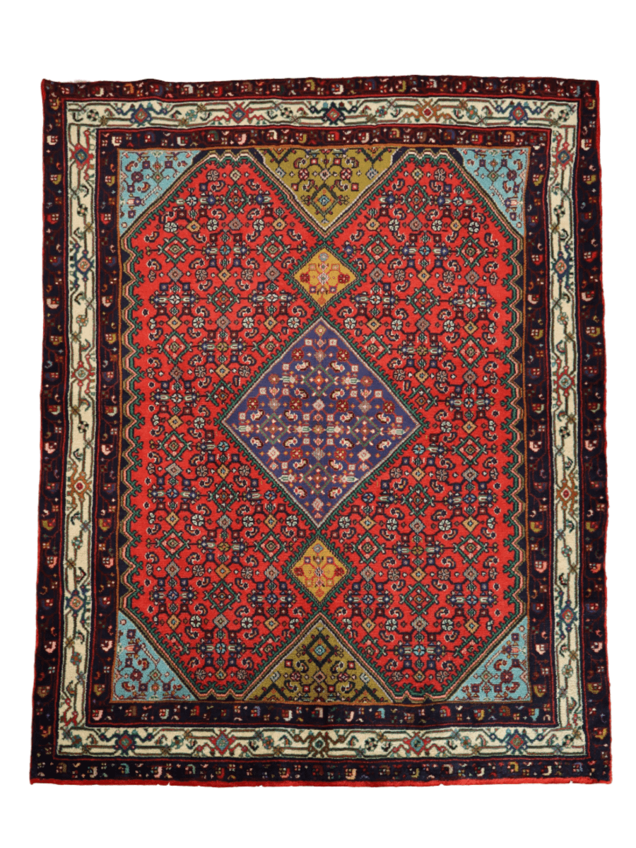 Persian Hosseinabad Rug | 4' 9" x 6' 1" - Rug the Rock - 5 x 87 x 10available rugs