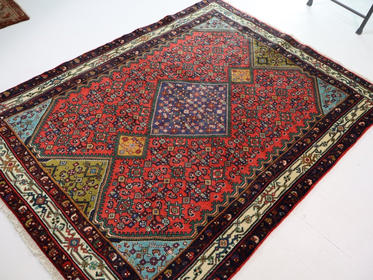 Persian Hosseinabad Rug | 4' 9" x 6' 1" - Rug the Rock - 5 x 87 x 10available rugs