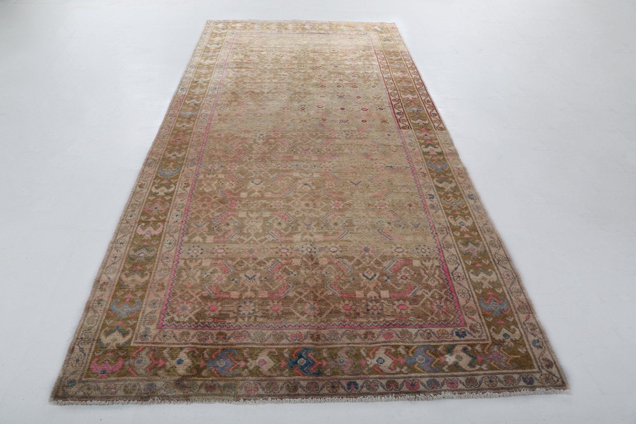 Persian Hosseinabad Rug | 5' 3" x 10' 8" - Rug the Rock - 