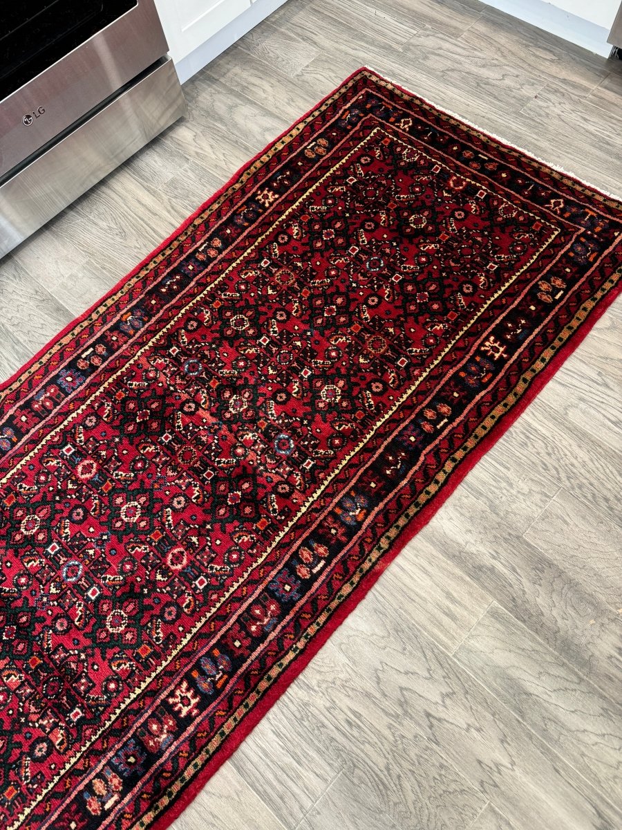 Persian Hosseinabad Runner Rug | 2' 11" x 9' 10" - Rug the Rock