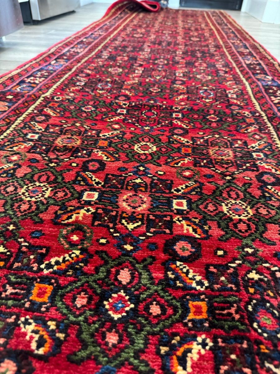 Persian Hosseinabad Runner Rug | 2' 11" x 9' 10" - Rug the Rock