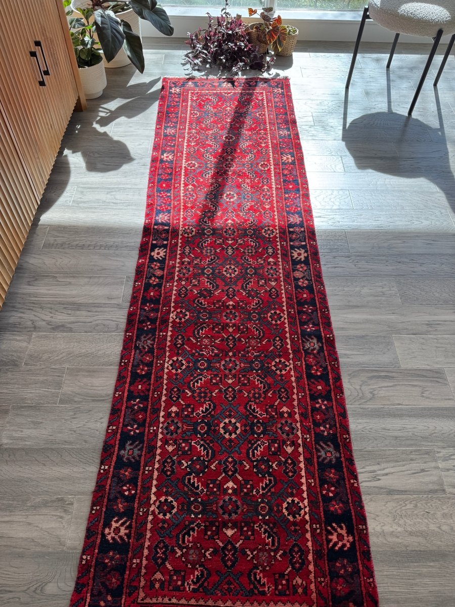 Persian Hosseinabad Runner Rug | 2' 4" x 8' 10" - Rug the Rock