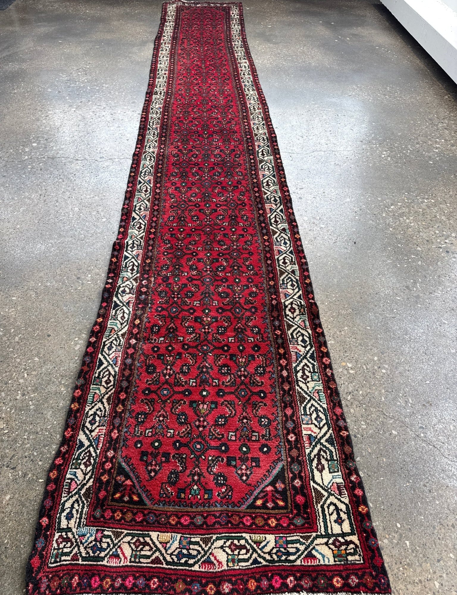 Persian Hosseinabad Runner Rug | 2' 6" x 15' 10" - Rug the Rock - available