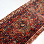 Persian Hosseinabad Runner Rug | 3' 2” x 12' 6" - Rug the Rock - 