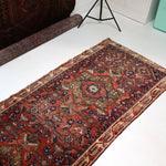 Persian Hosseinabad Runner Rug | 3' 2” x 12' 6" - Rug the Rock - 