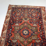 Persian Hosseinabad Runner Rug | 3' 2” x 12' 6" - Rug the Rock - 