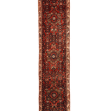 Persian Hosseinabad Runner Rug | 3' 2” x 12' 6" - Rug the Rock - 