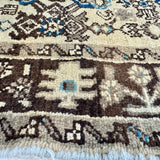 Persian Hosseinabad Runner Rug | 3' 8” x 10' 2" - Rug the Rock - 