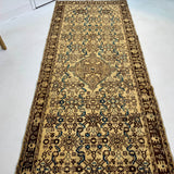 Persian Hosseinabad Runner Rug | 3' 8” x 10' 2" - Rug the Rock - 