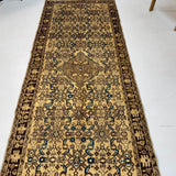 Persian Hosseinabad Runner Rug | 3' 8” x 10' 2" - Rug the Rock - 