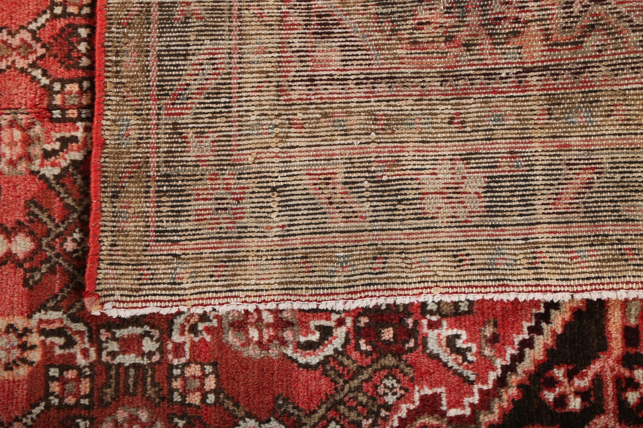 Persian Hosseinabad Runner Rug | 3' 8" x 10' 9" - Rug the Rock - 