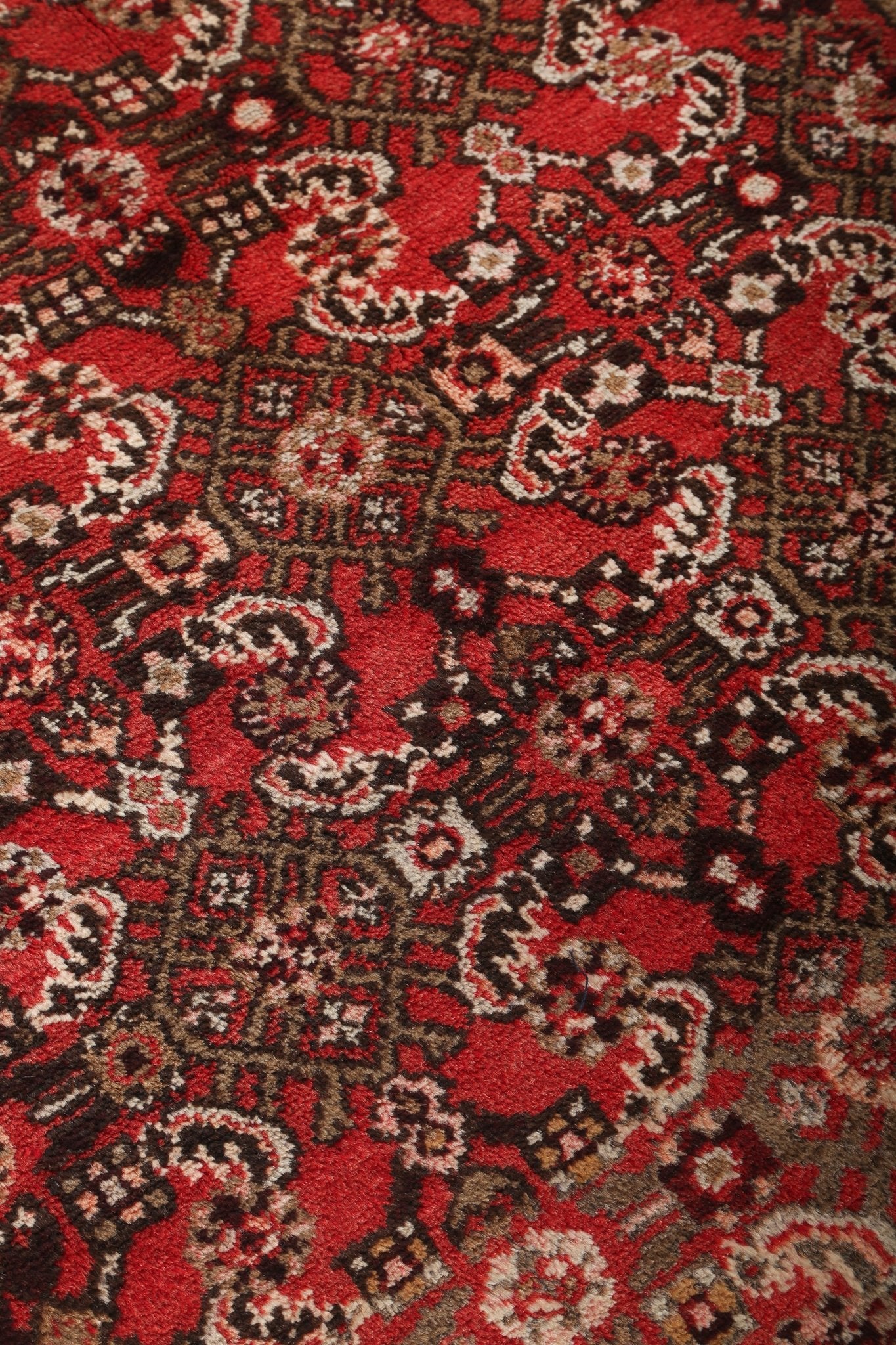 Persian Hosseinabad Runner Rug | 3' 8" x 10' 9" - Rug the Rock - 