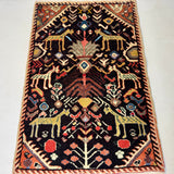 Persian Ilam Rug | 2' 6” x 3' 7" - Rug the Rock - 