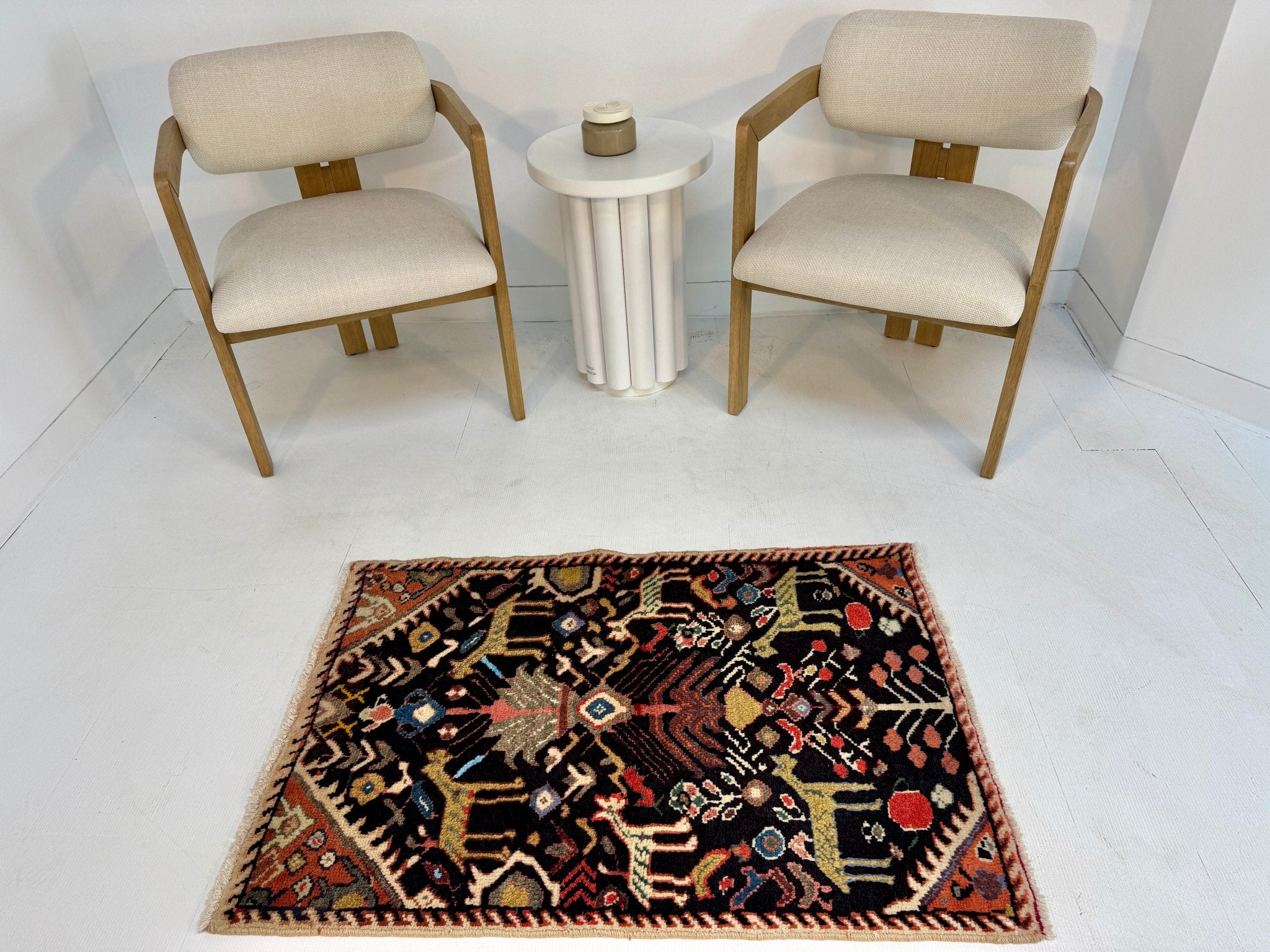 Persian Ilam Rug | 2' 6” x 3' 7" - Rug the Rock - 