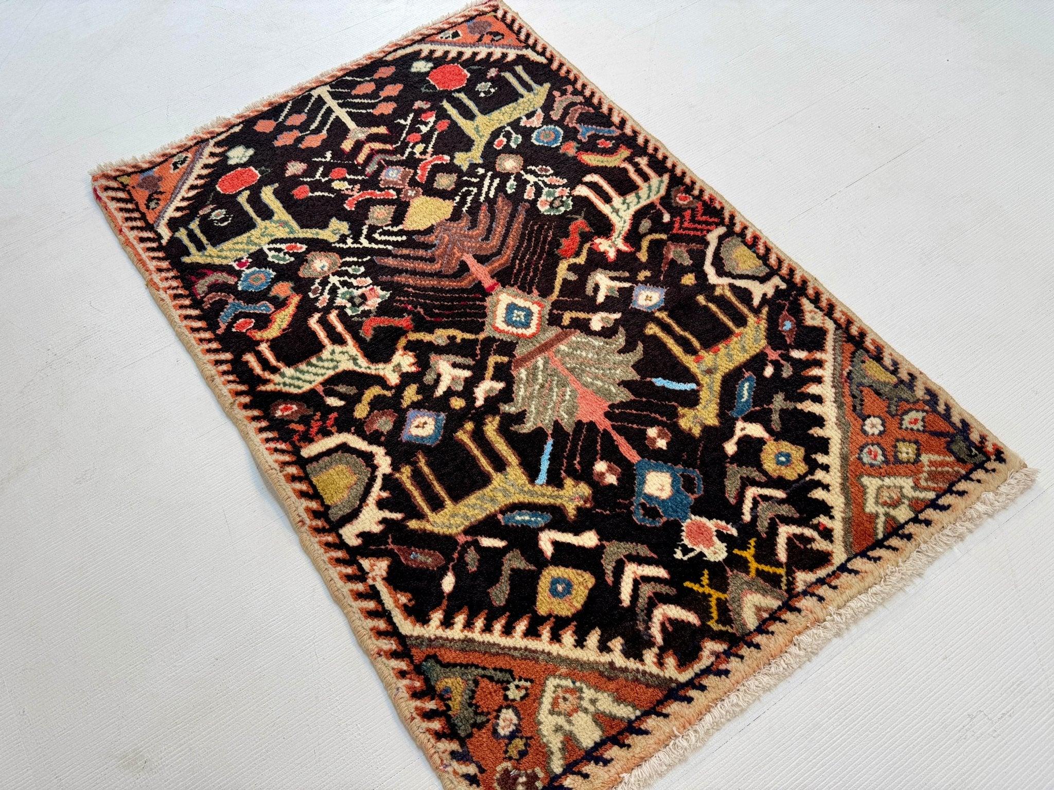 Persian Ilam Rug | 2' 6” x 3' 7" - Rug the Rock - 