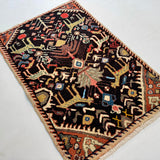 Persian Ilam Rug | 2' 6” x 3' 7" - Rug the Rock - 